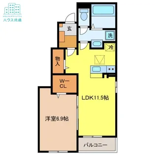 ヴィトーリア【1階】の間取り