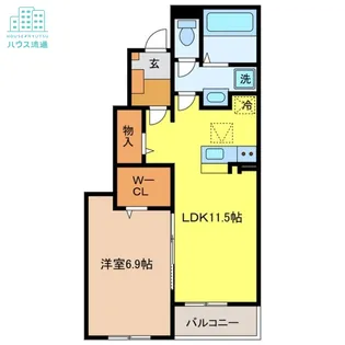 ヴィトーリア【1階】の間取り