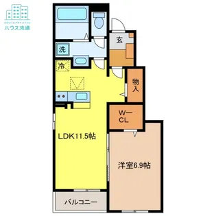 ヴィトーリア【1階】の間取り