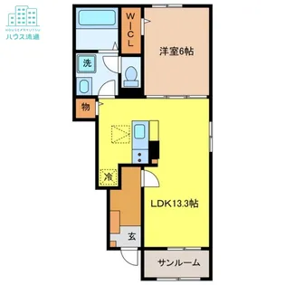 TKY ヴィレッジA【1階】の間取り