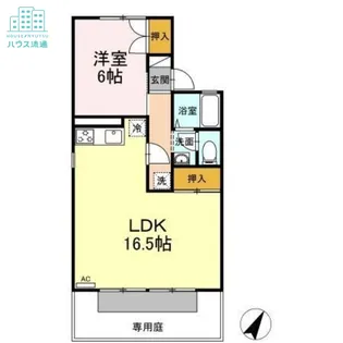 コーポきどこⅠ【1階】の間取り