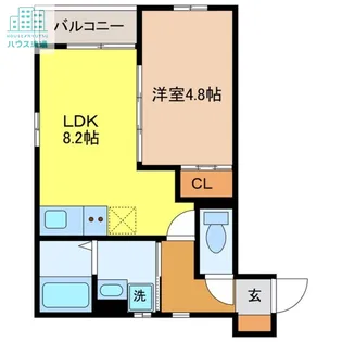 Residence戸石【203号室】の間取り