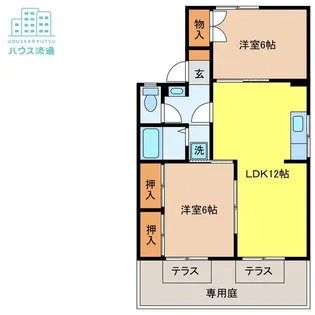メゾンド山下Ⅰ【1階】の間取り
