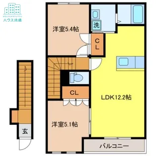 LA PRECIEUSE【2階】の間取り