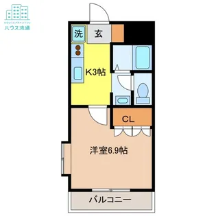 パルティール【1階】の間取り