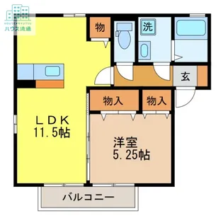 ウィルモアK・T【1階】の間取り