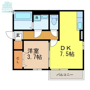 ラ プリミエール エストワール【2階】の間取り