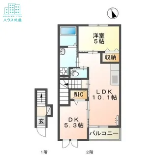 Belle Fleur【2階】の間取り