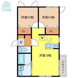 グレイス高来【1階】の間取り