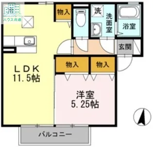 ウィルモアK・T【1階】の間取り