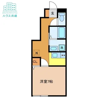 Residence田中町【102号室】の間取り