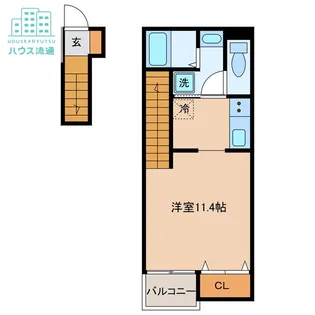 Residence田中町【203号室】の間取り