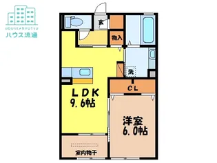 Deep Purple saiwai【2階】の間取り