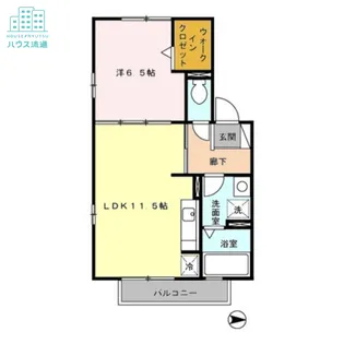 ウィルモア東町【2階】の間取り