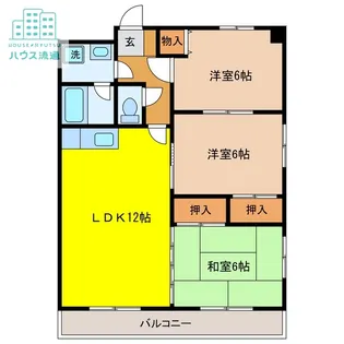 諫早七福マンション【204号室】の間取り