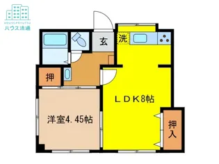 グリーンマンション網場Ⅰ【302号室】の間取り