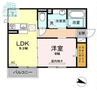 コンフォートたらみD【1階】の間取り