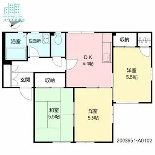 ガーデンハウス東望【1階】の間取り