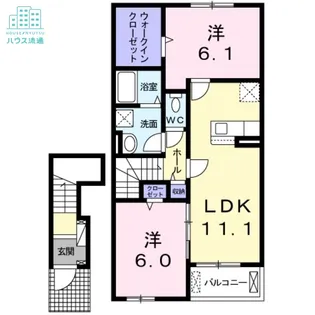 愛のスカイハウス Ⅱ【2階】の間取り