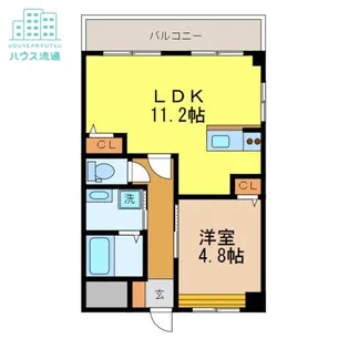 コンフォートハイツ小船越【2階】の間取り