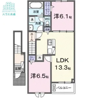 マーベラス サライA【2階】の間取り