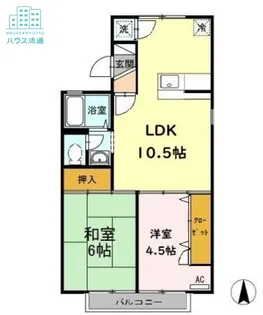 サンライトもとがま【2階】の間取り