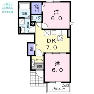 メゾン・ド・ソフィア【1階】の間取り