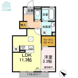 クラウンヒル【1階】の間取り