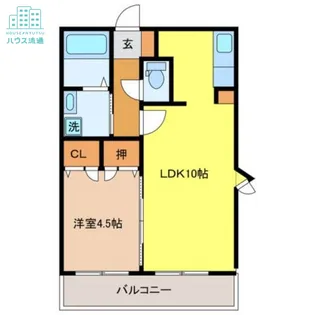 La・Piare諫早【905号室】の間取り