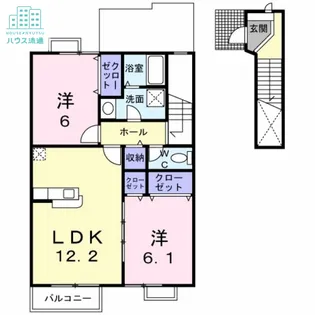 プレシャス【2階】の間取り