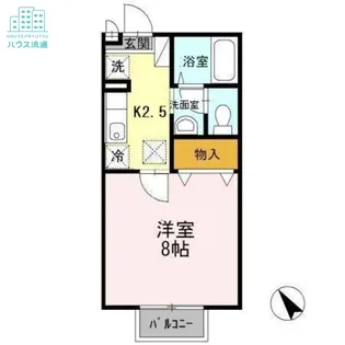 グレープハウス Ⅱ【1階】の間取り