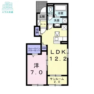 ドルチェこば【1階】の間取り