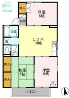 3LDKの間取り画像