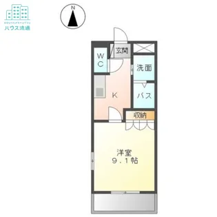 グレイスA【1階】の間取り