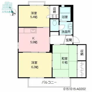 ストーク諏訪 A棟【2階】の間取り