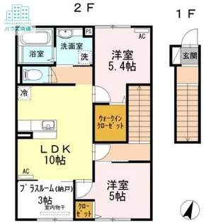 ウィットシバタ【2階】の間取り