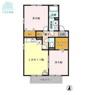 セジュール コンフォート【1階】の間取り