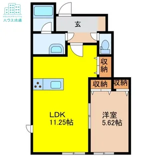 ハーベスト【1階】の間取り