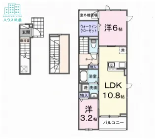 サニープレイス 古町【3階】の間取り