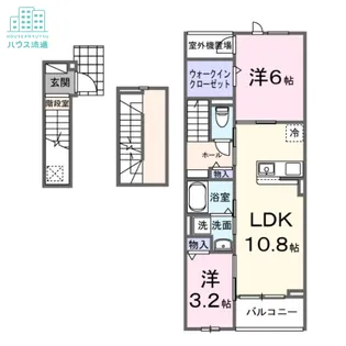 サニープレイス 古町【3階】の間取り