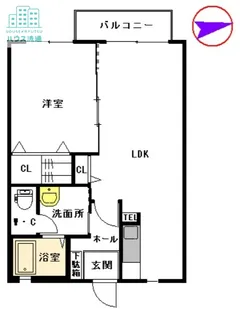 ディアスAYA【2階】の間取り