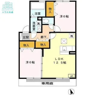 ルーラル諏訪 A棟【1階】の間取り