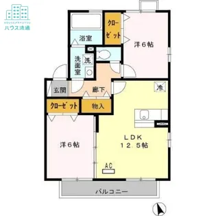 ルーラル諏訪 A棟【2階】の間取り
