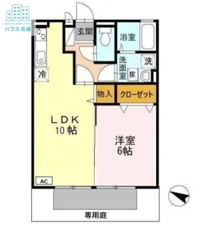 ヴァンベールHFⅡ【1階】の間取り