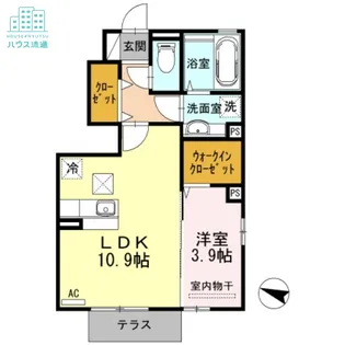 ウィット植松【1階】の間取り