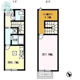 長崎県大村市溝陸町【テラスハウス】の間取り
