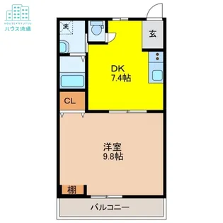 アミティ久原【3階】の間取り