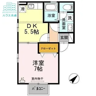 ウィルモア翔【201号室】の間取り