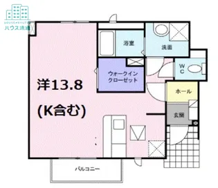 トラッド【102号室】の間取り