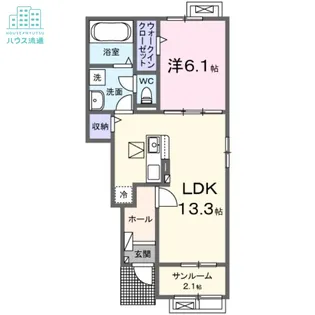 パラディⅥ【1階】の間取り